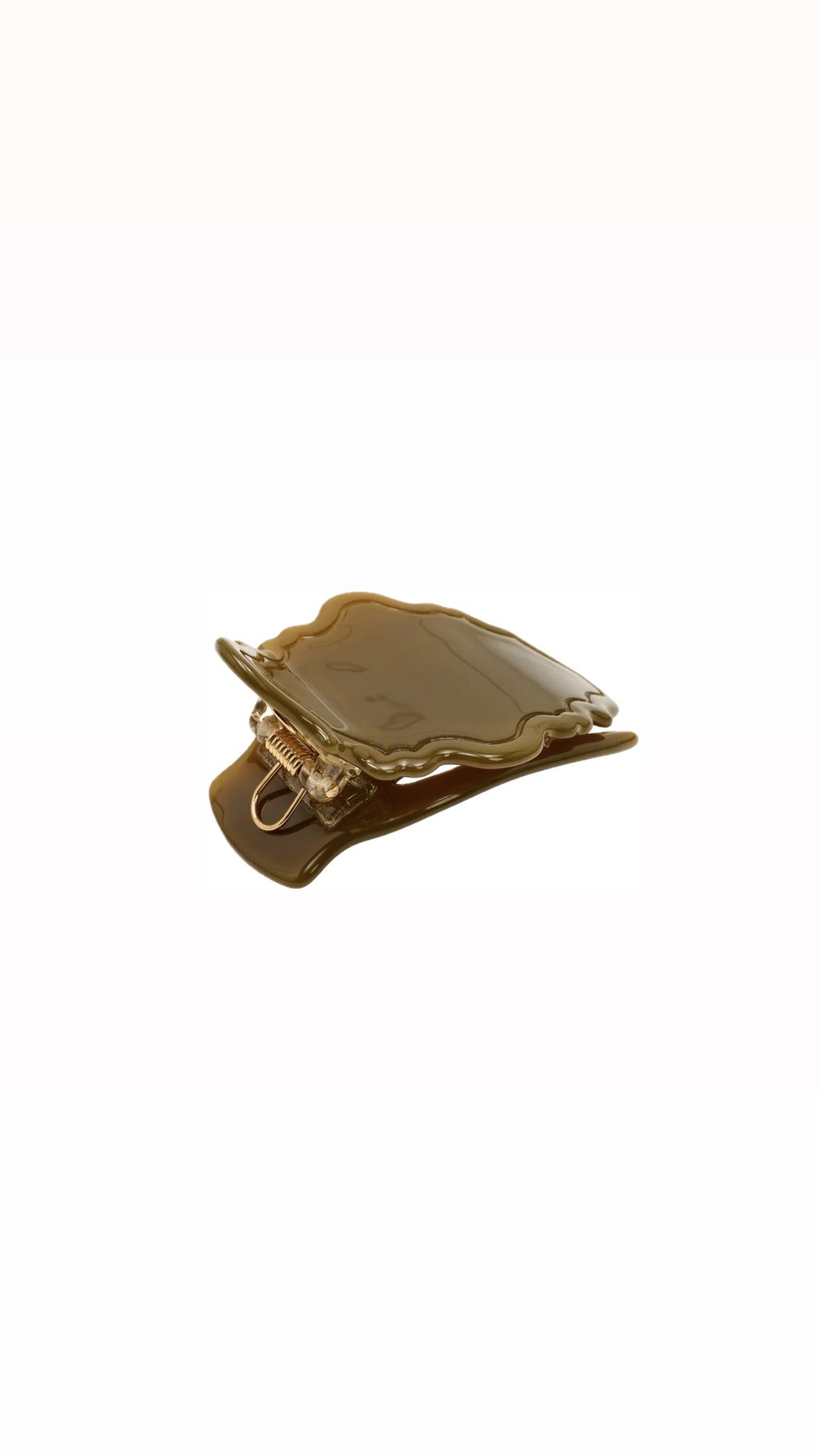Jasmin Flat Claw - Dark olive
