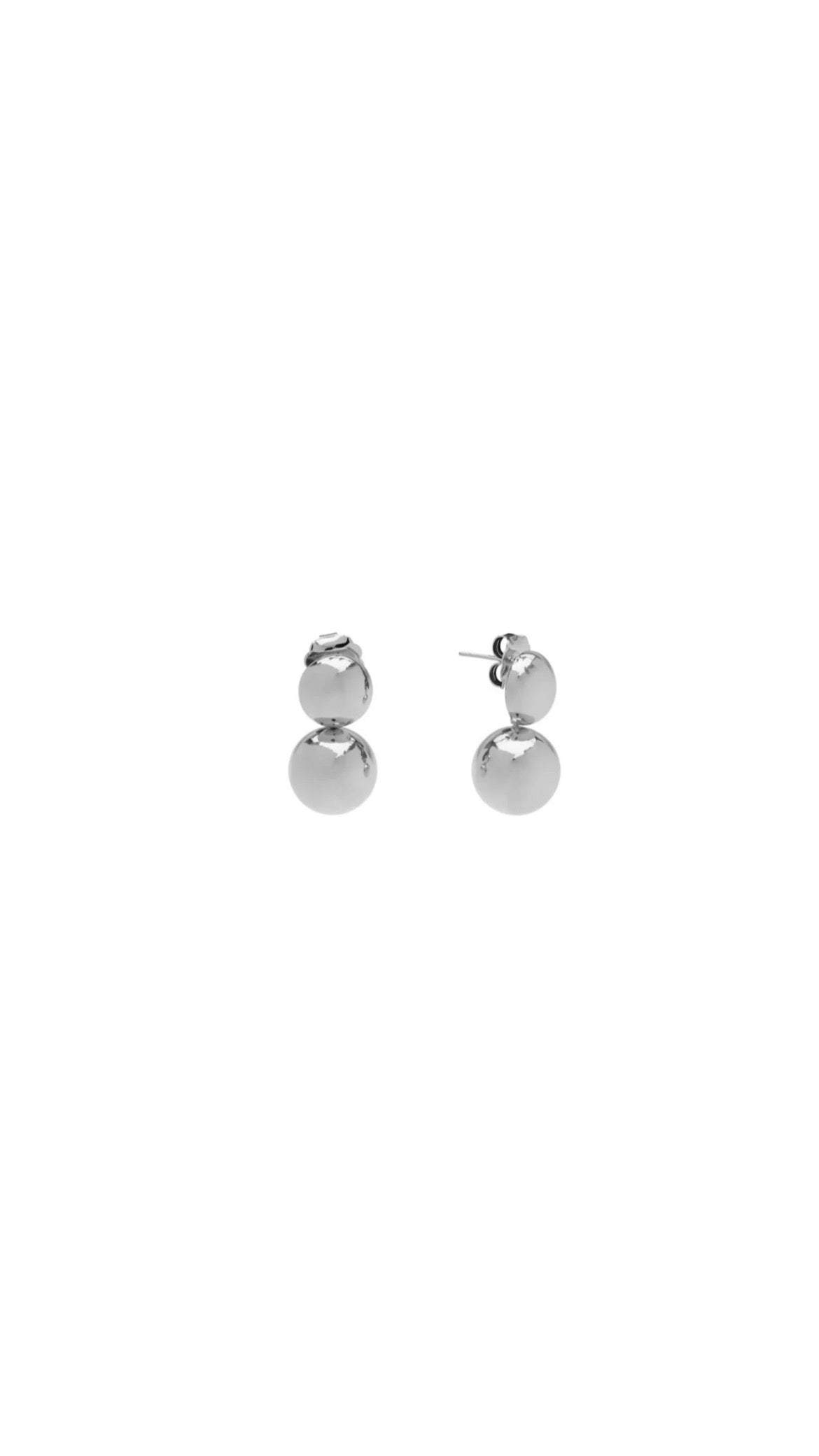 Soleil Studs - Silverplated