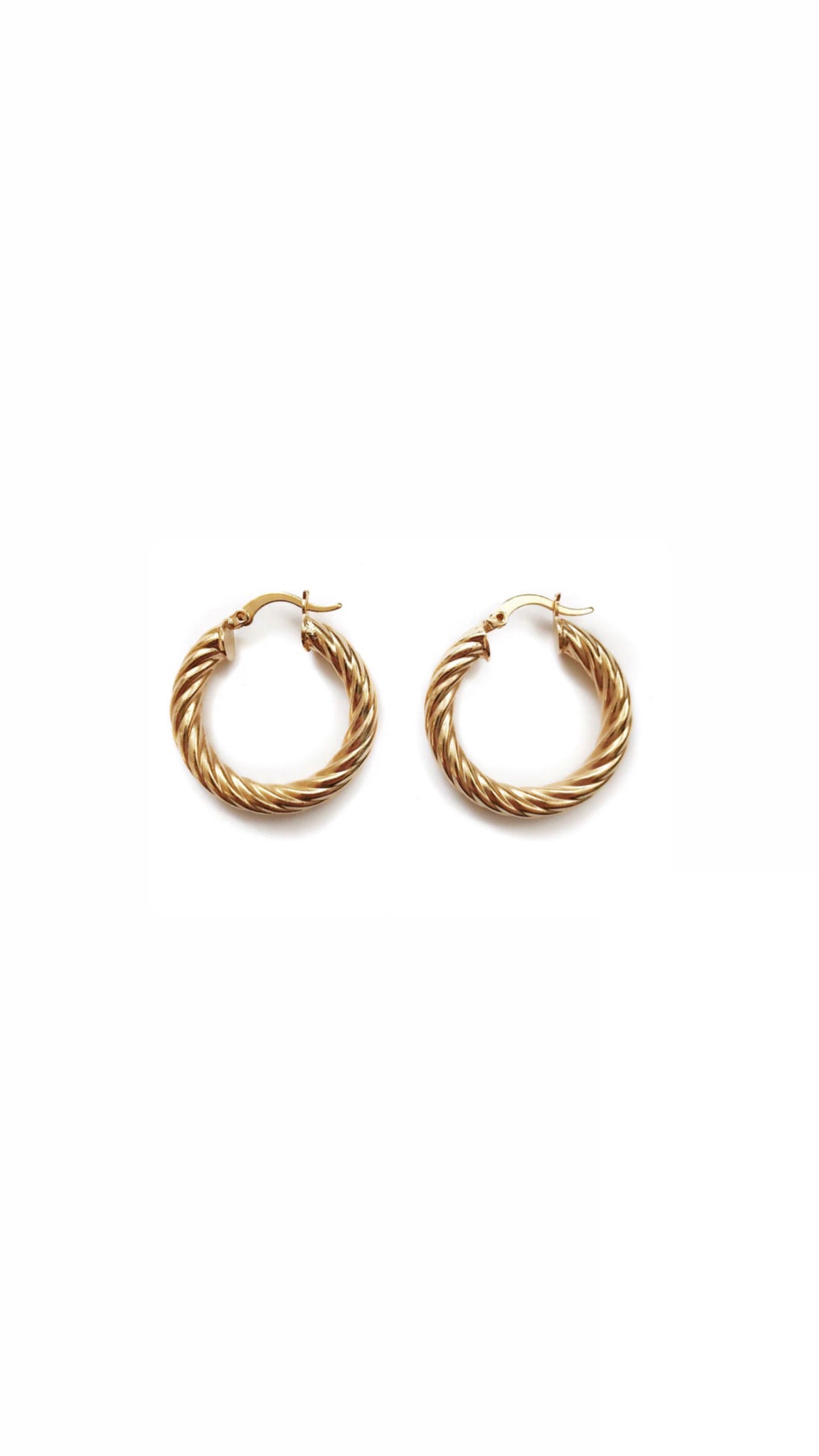 Tordo Hoops - Goldplated