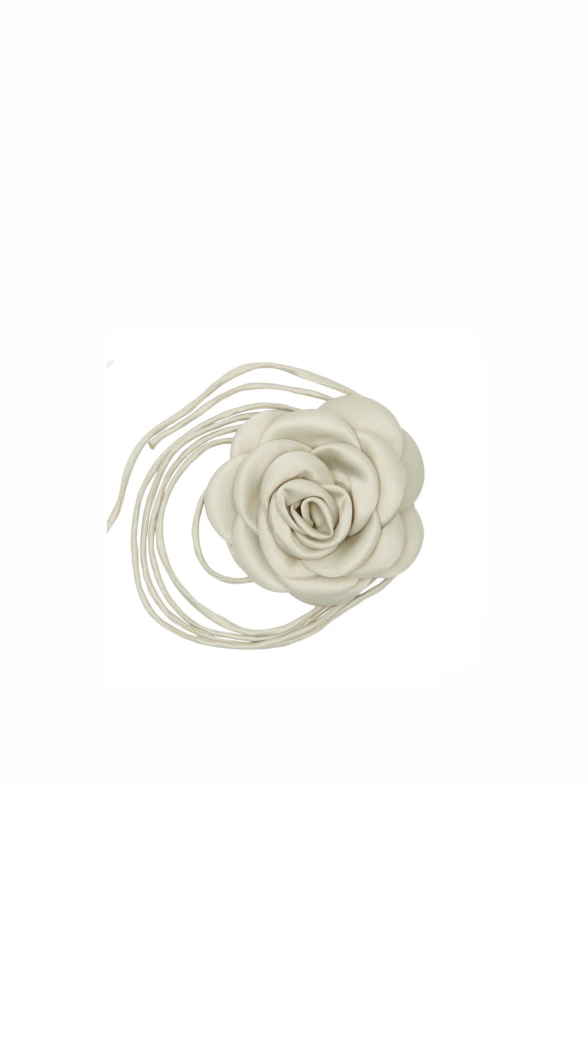 Satin Rose String - Sage