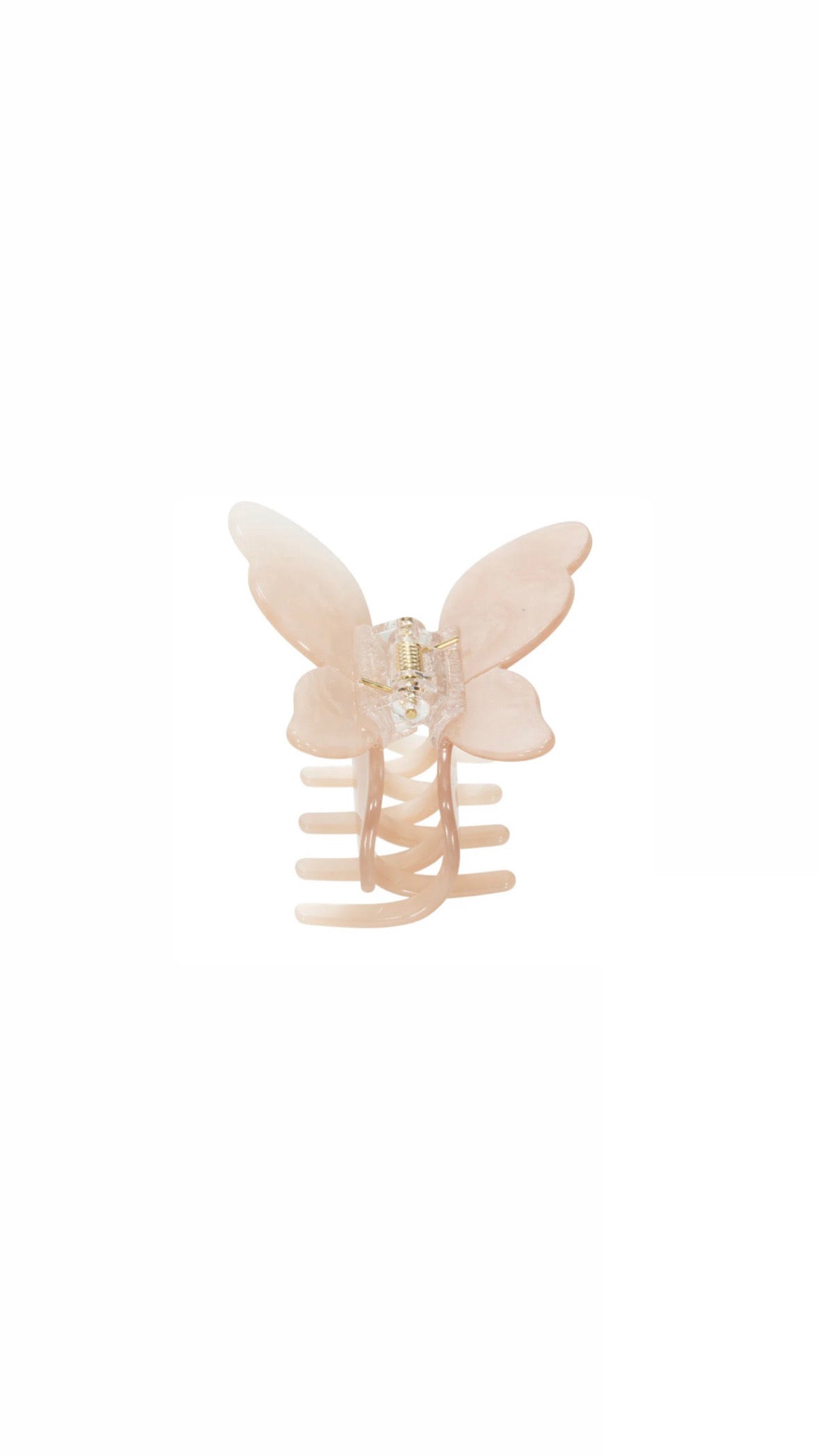 Butterfly claw - Beige shimmer