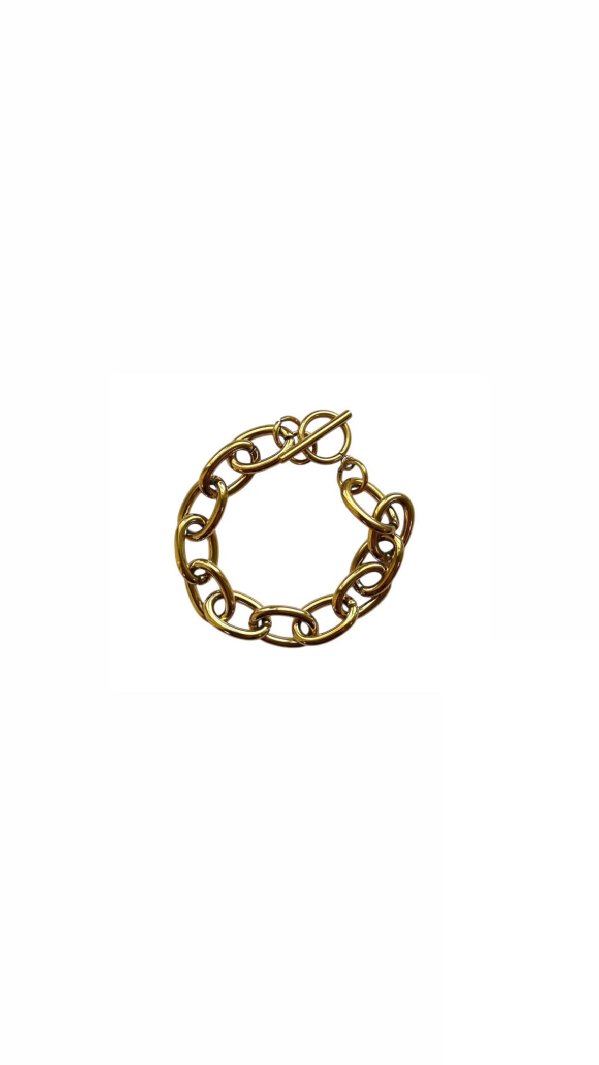 Sally armbånd 18cm - Goldplated