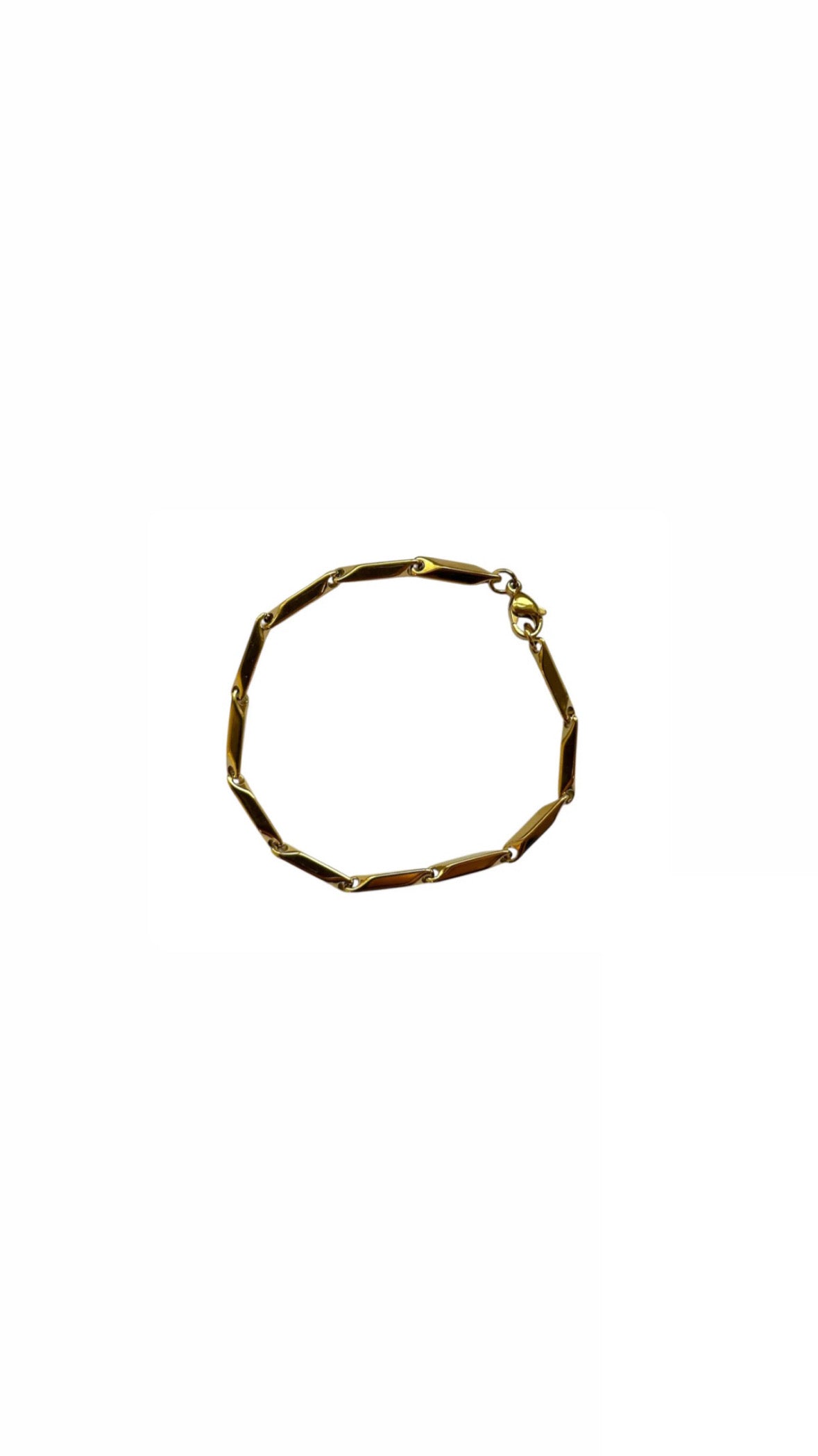 Mimi armbånd 18 cm - Goldplated