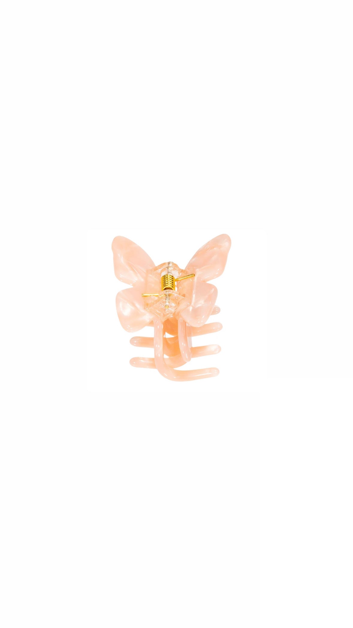 Small butterfly claw - Peach