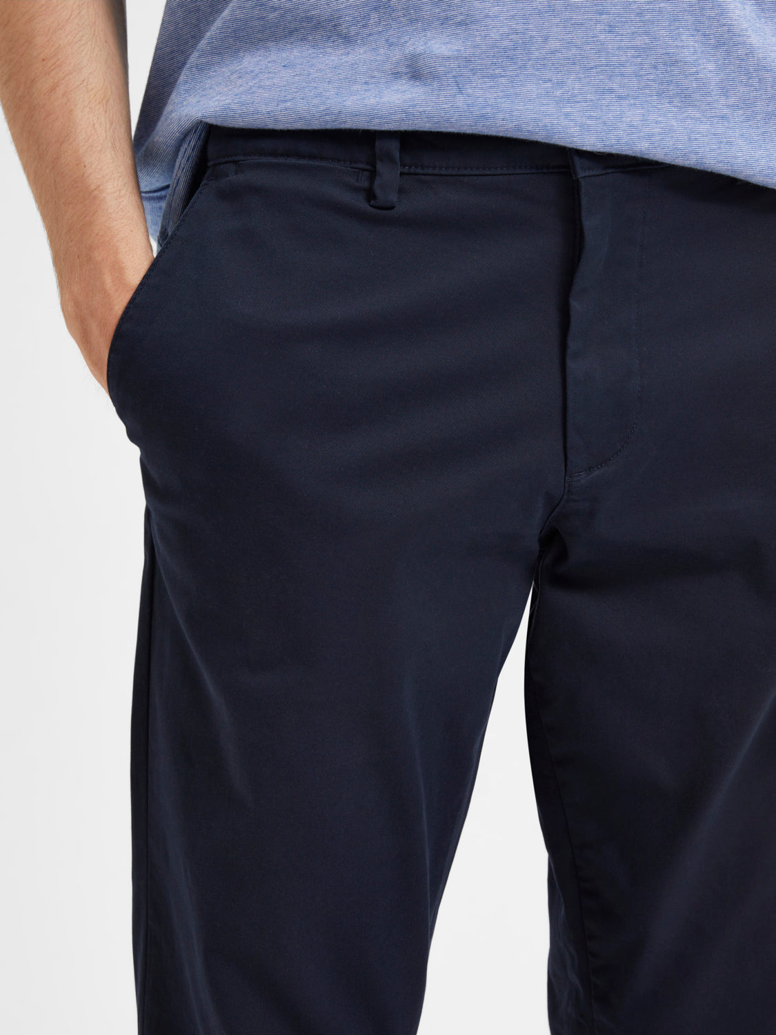 SLHSLIM-NEW Pants - Dark Sapphire