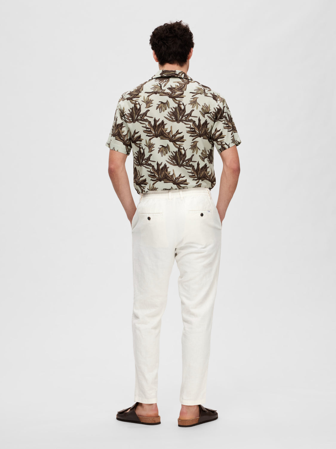 SLH172-SLIMTAPE Pants - Cloud Dancer