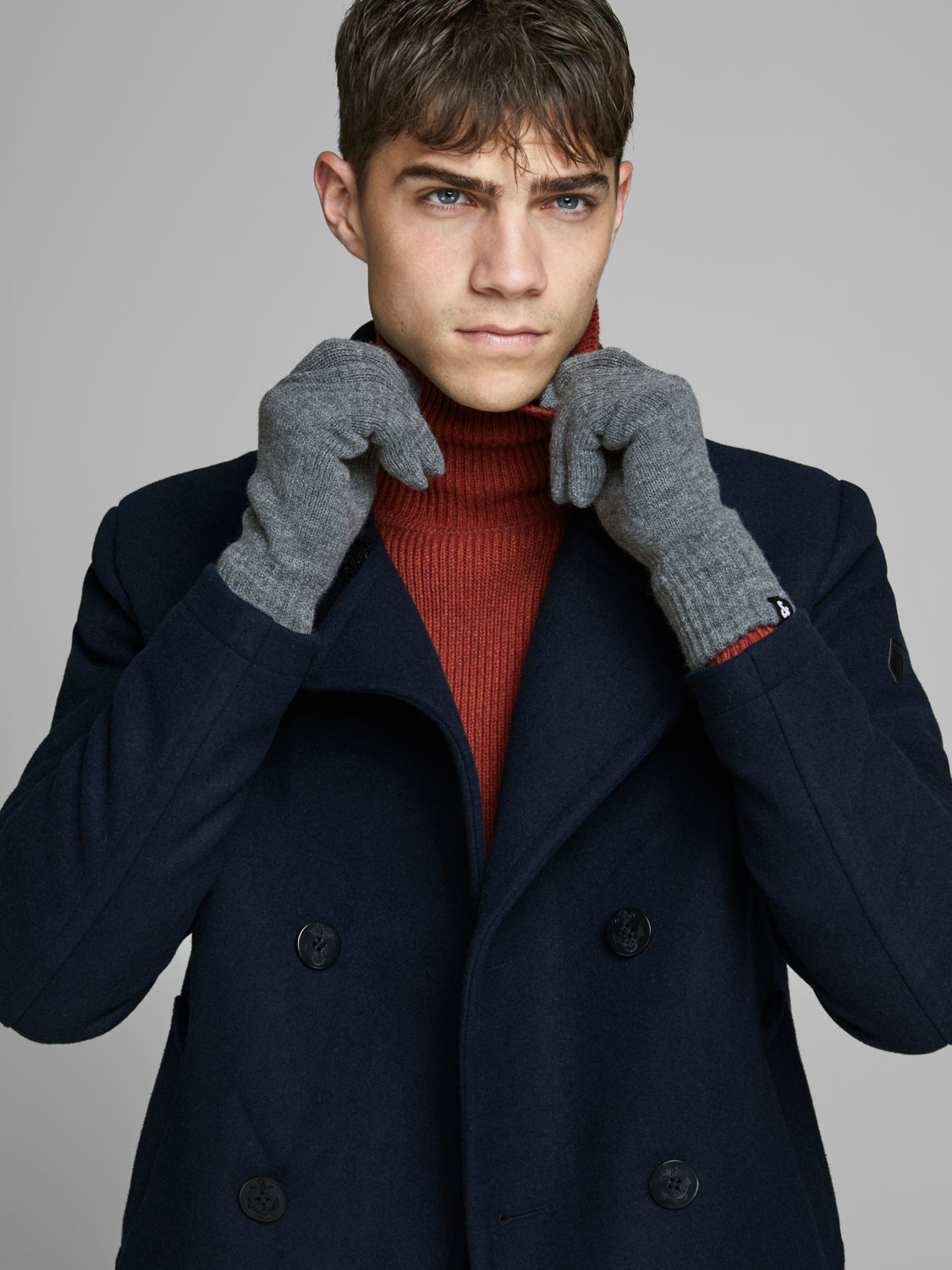 JACBARRY Gloves - Grey Melange