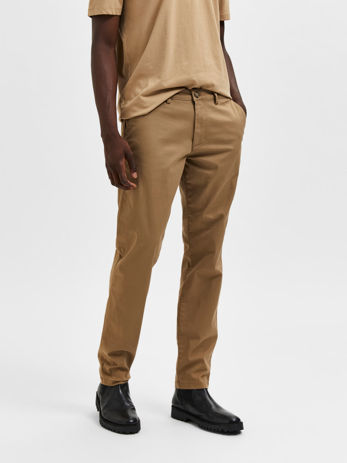 SLHSLIM-NEW Pants - Ermine