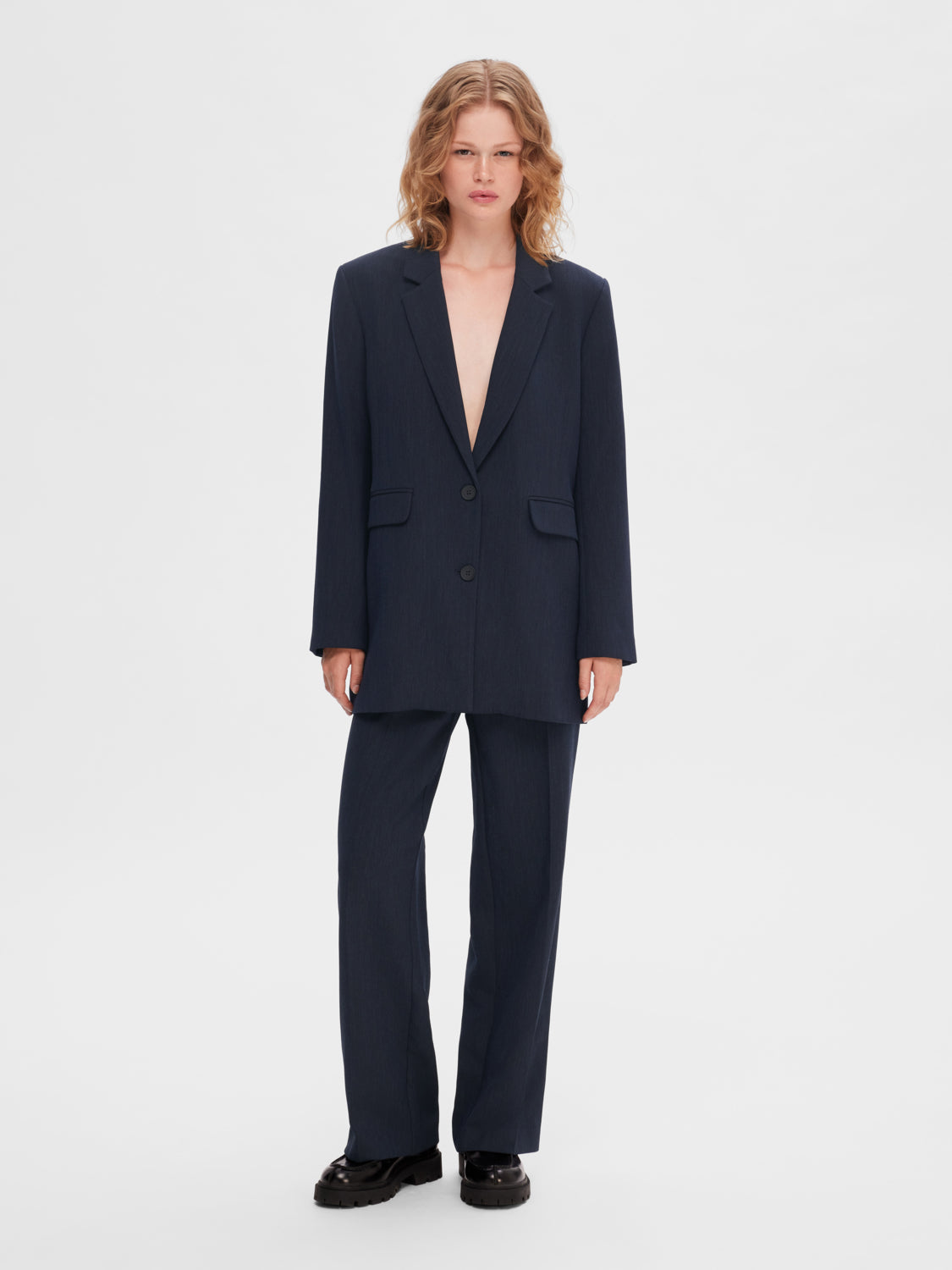 SLFRITA Blazer - Dark Sapphire